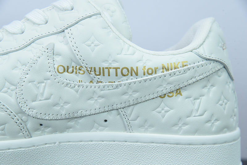 Louis Vuitton x Nike Air Force 1 Triple White