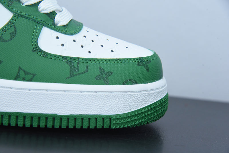 Louis Vuitton x Nike Air Force 1 White Green