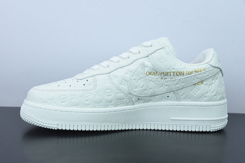 Louis Vuitton x Nike Air Force 1 Triple White