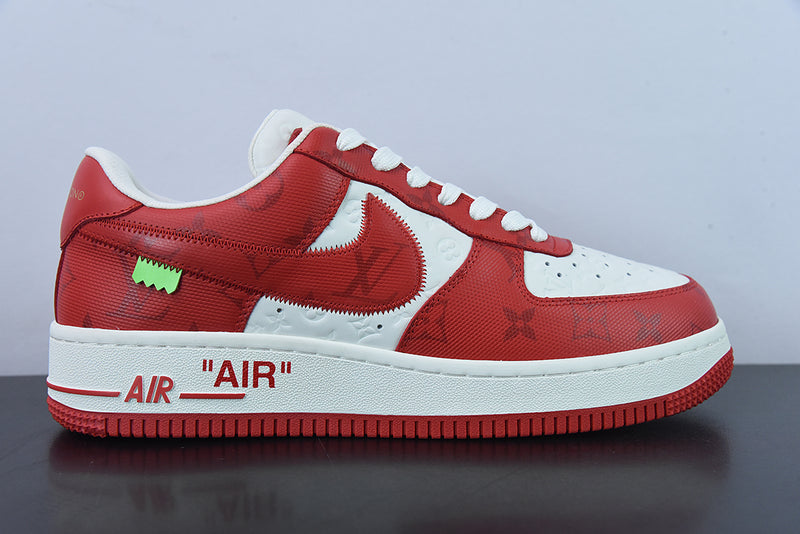 Louis Vuitton x Nike Air Force 1 White Red