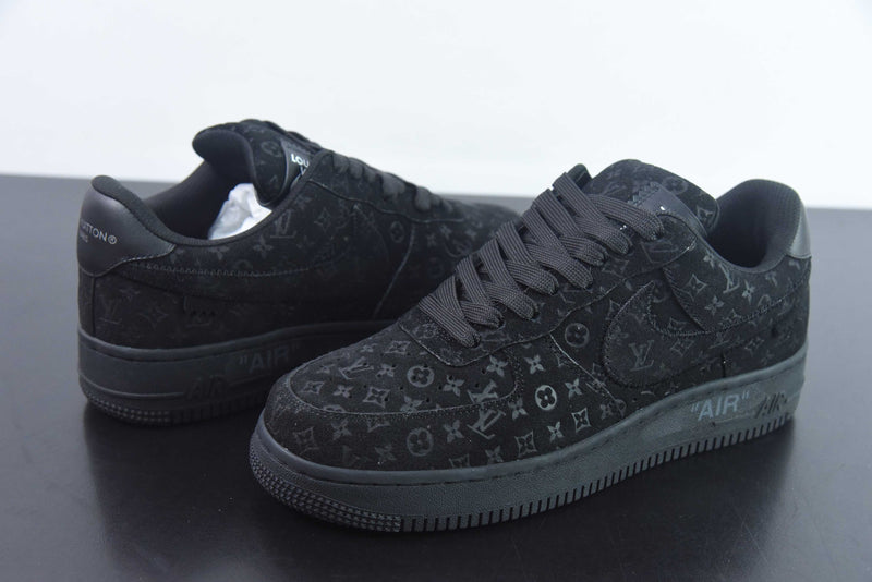 Louis Vuitton x Nike Air Force 1 All Black