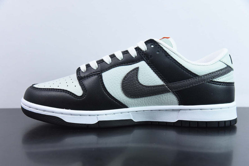 Nike Dunk Low Black Total Orange Mini Swoosh