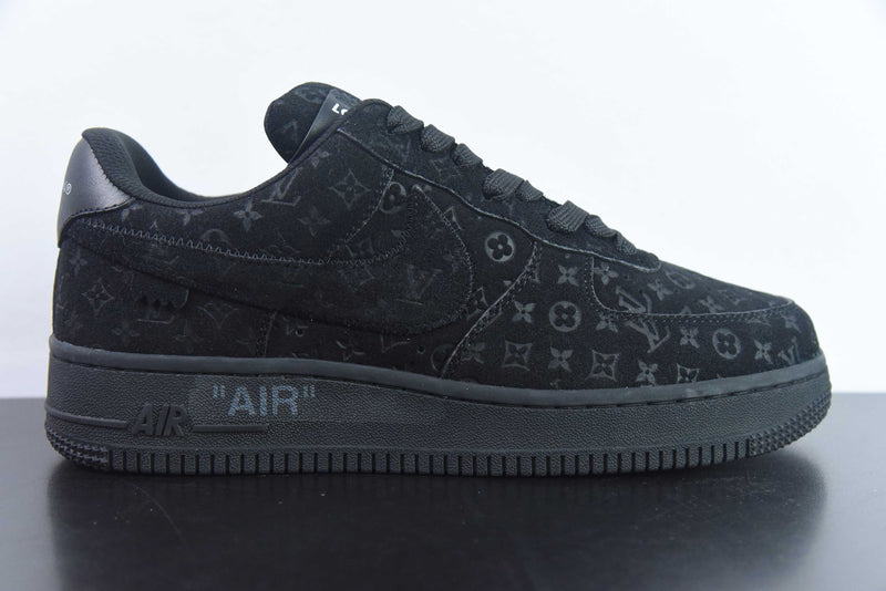 Louis Vuitton x Nike Air Force 1 All Black