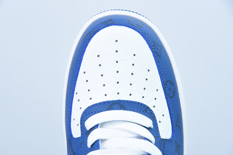 Louis Vuitton x Nike Air Force 1 White Blue