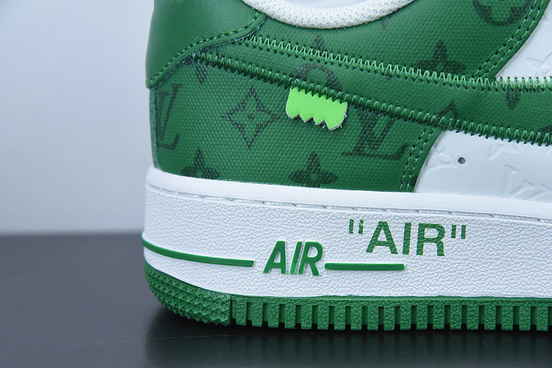 Louis Vuitton x Nike Air Force 1 White Green