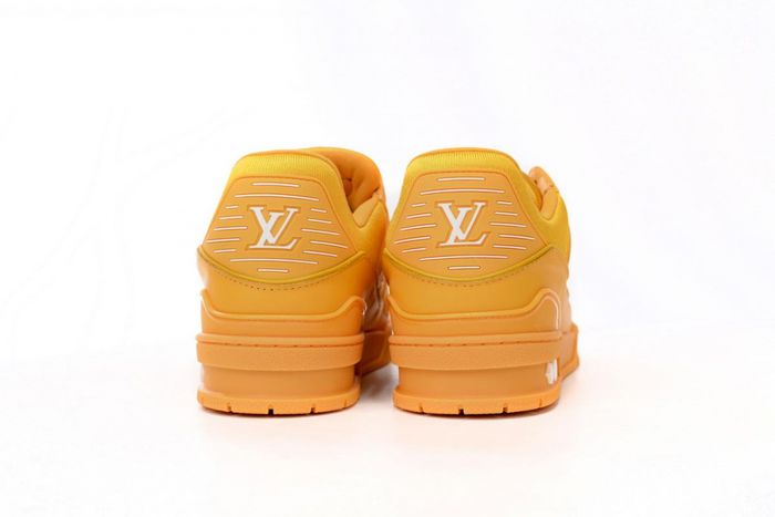 Louis Vuitton Trainer All Yellow Embossing