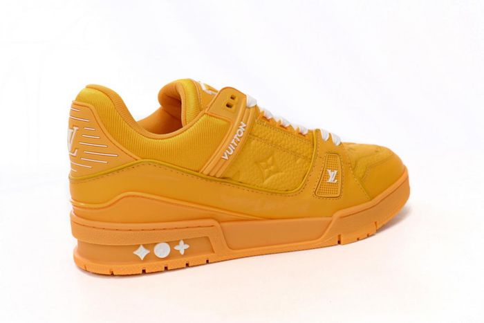 Louis Vuitton Trainer All Yellow Embossing