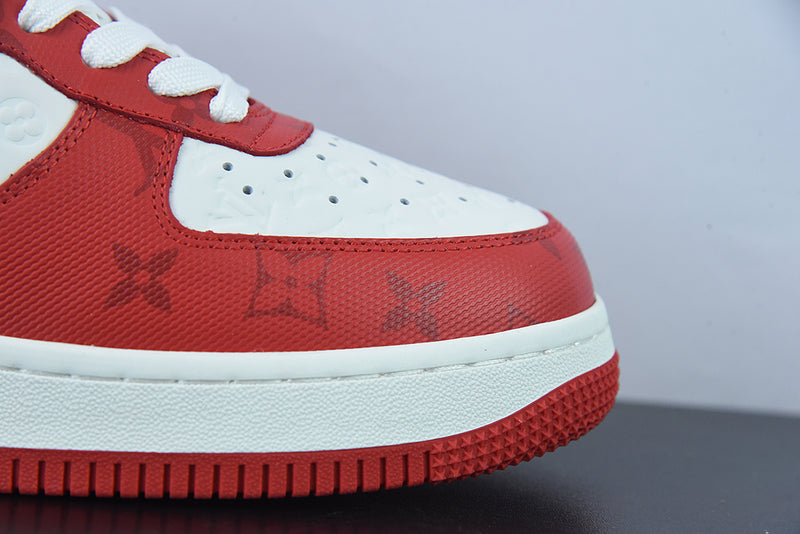 Louis Vuitton x Nike Air Force 1 White Red