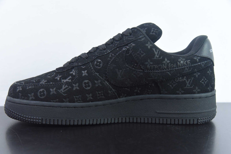 Louis Vuitton x Nike Air Force 1 All Black