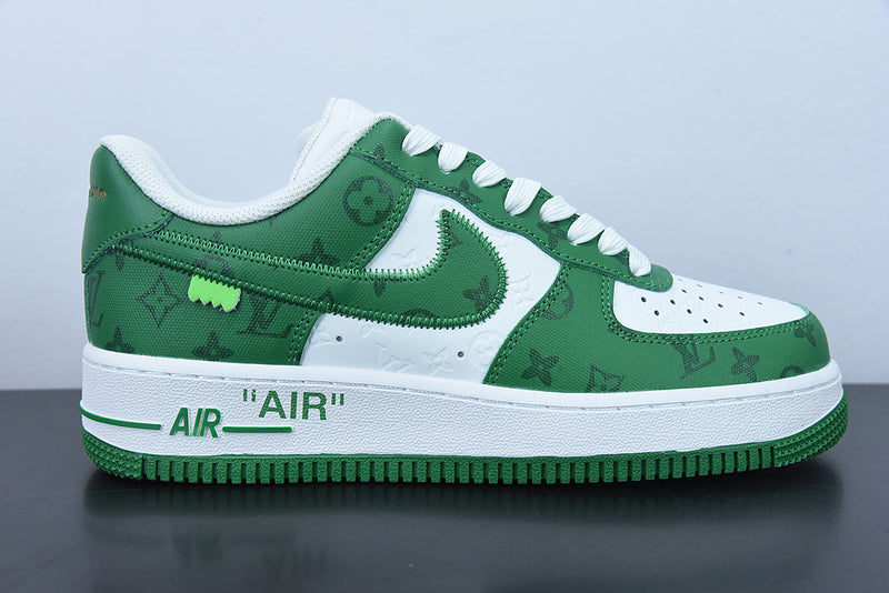 Louis Vuitton x Nike Air Force 1 White Green