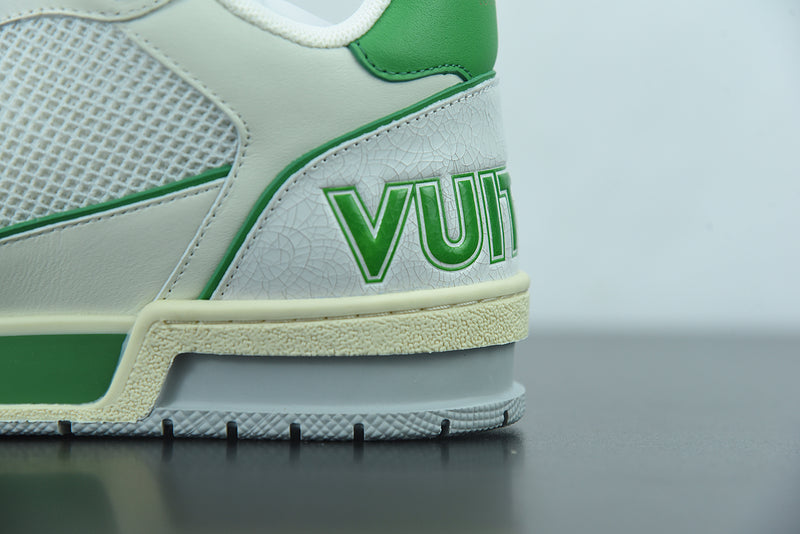 Louis Vuitton Trainer White Green