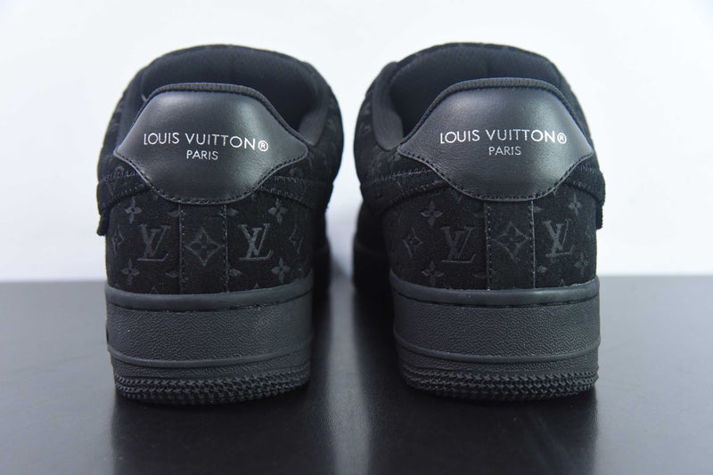 Louis Vuitton x Nike Air Force 1 All Black