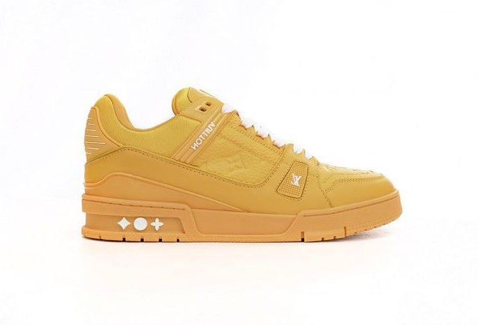 Louis Vuitton Trainer All Yellow Embossing