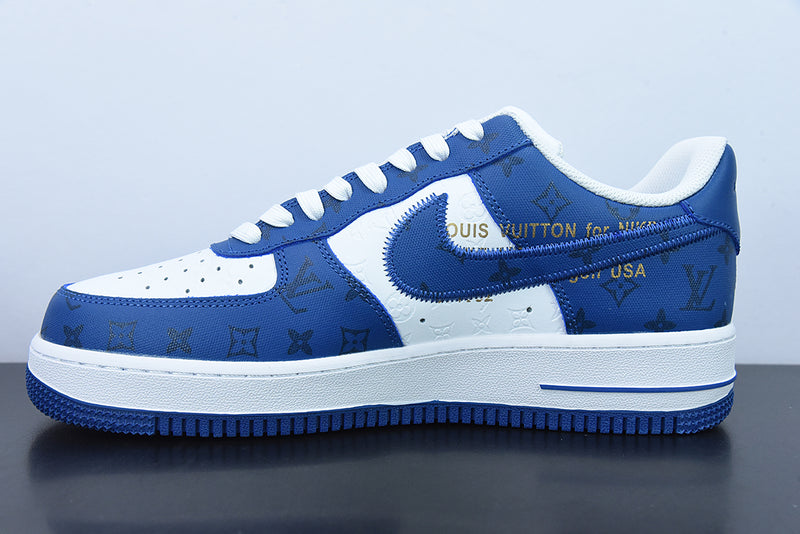 Louis Vuitton x Nike Air Force 1 White Blue