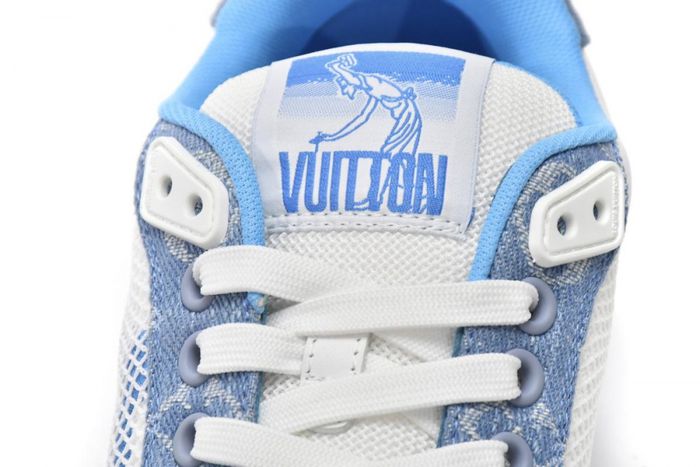 Louis Vuitton Trainer Blue Cloth Surface