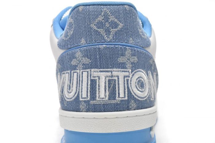 Louis Vuitton Trainer Blue Cloth Surface