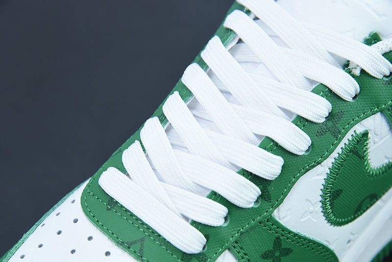 Louis Vuitton x Nike Air Force 1 White Green