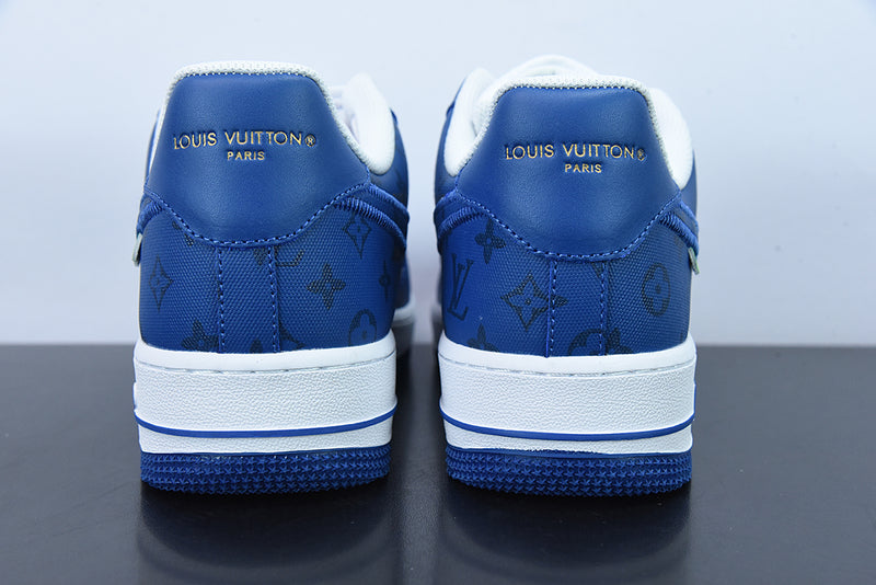 Louis Vuitton x Nike Air Force 1 White Blue