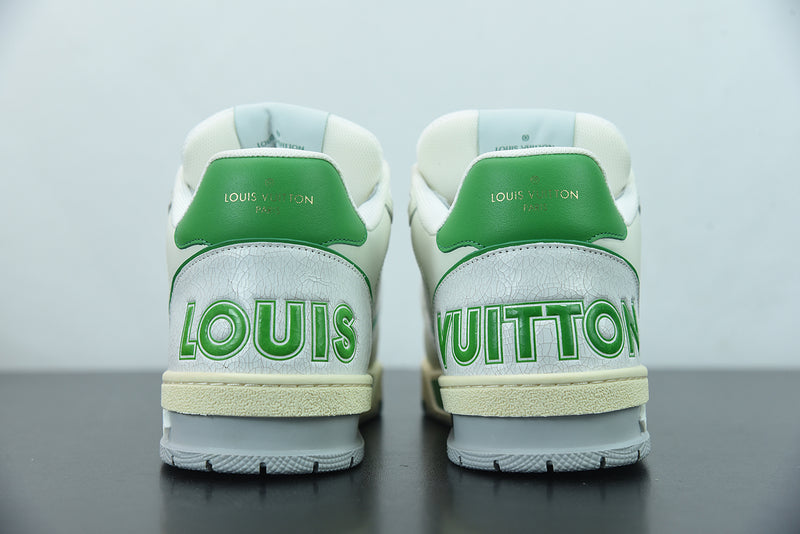 Louis Vuitton Trainer White Green