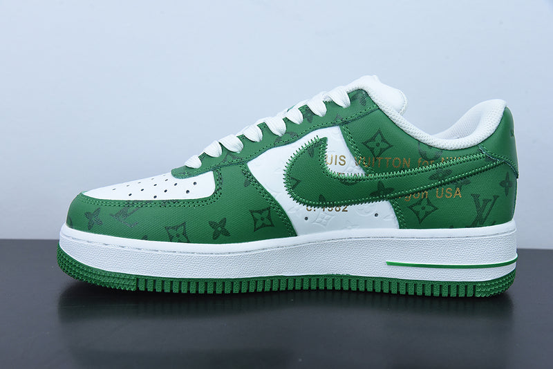 Louis Vuitton x Nike Air Force 1 White Green