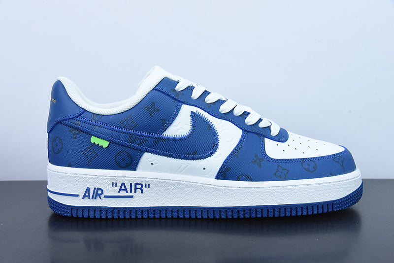 Louis Vuitton x Nike Air Force 1 White Blue