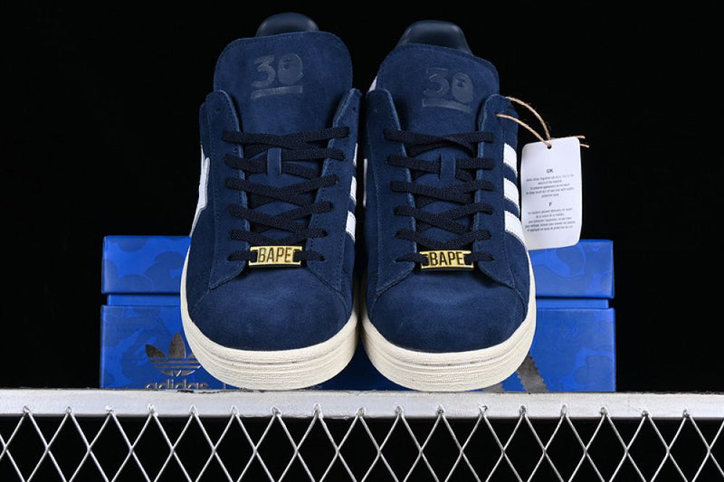 Adidas Campus 80s Bape Collegiate Navy