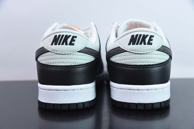 Nike Dunk Low Black Total Orange Mini Swoosh